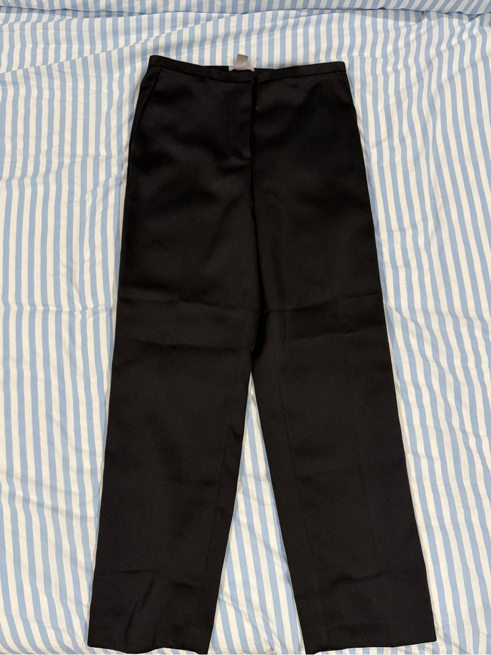 H&M Black Wide-Leg Trousers